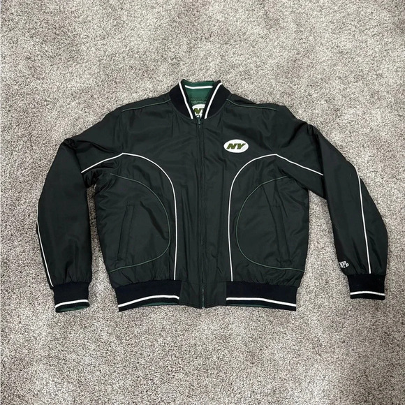 NY Jets Vintage Reversible Jacket - Picture 1 of 5